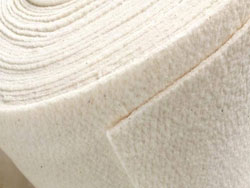  Material filtrante de lana en rollo 